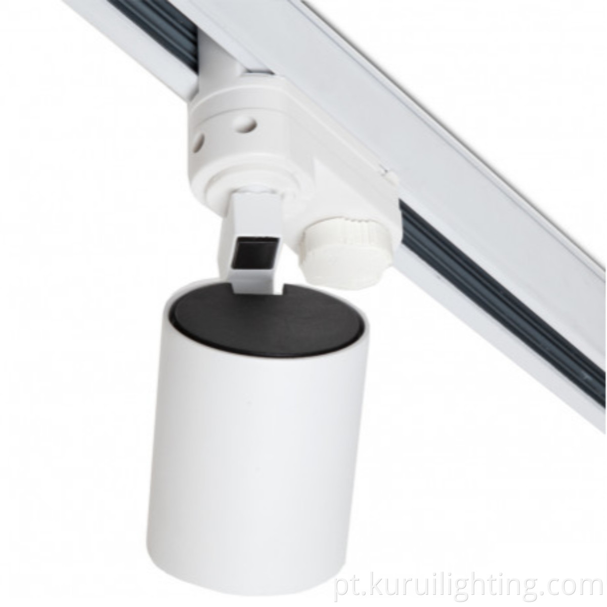 Branco moderno sem lâmpada 3- fase 1xgu10 Luz de pista